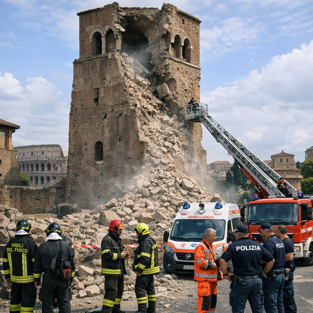 Rome’s Torre dei Conti Collapse: A Call for Enhanced Preservation Efforts